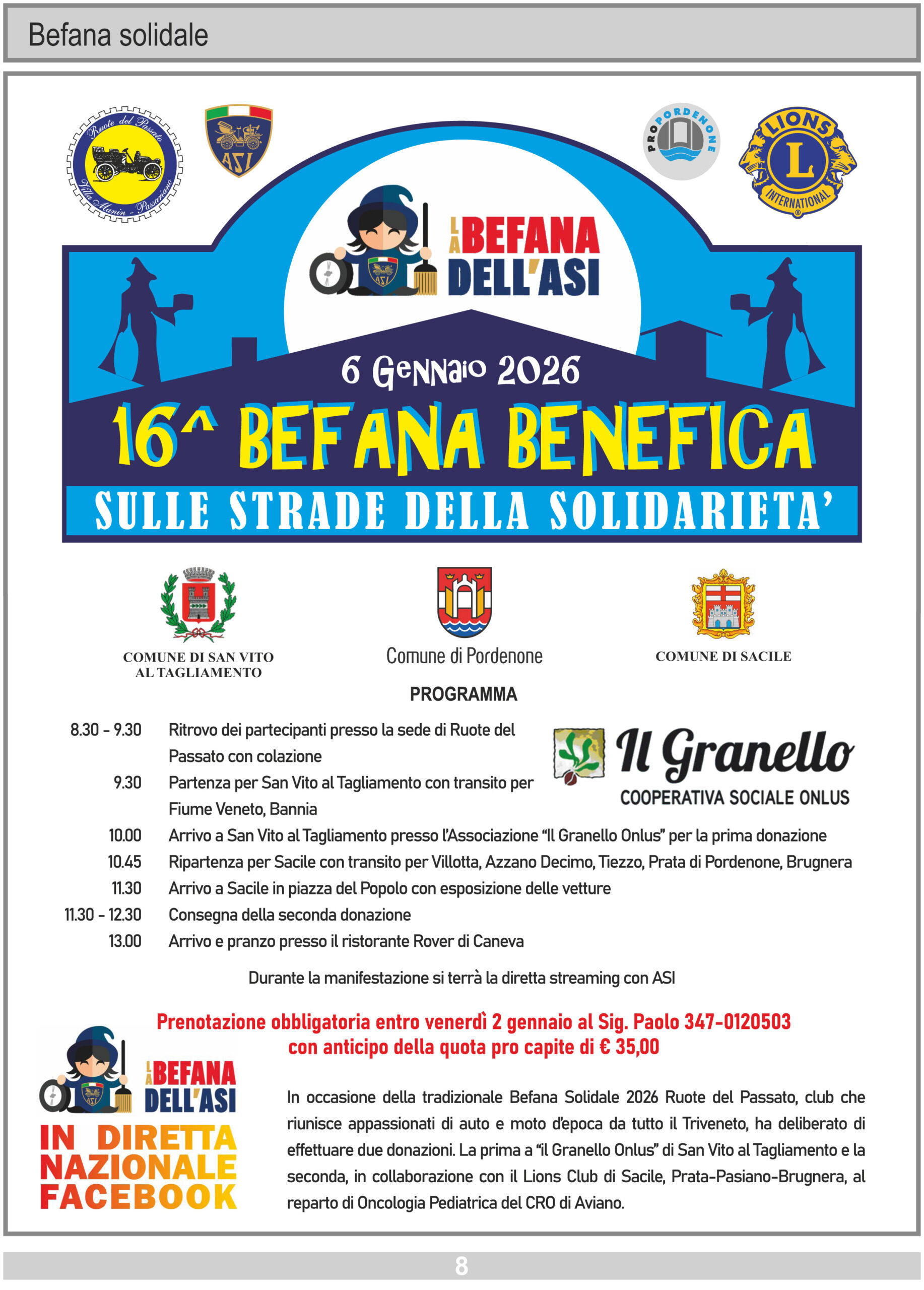 Befana Benefica 2026