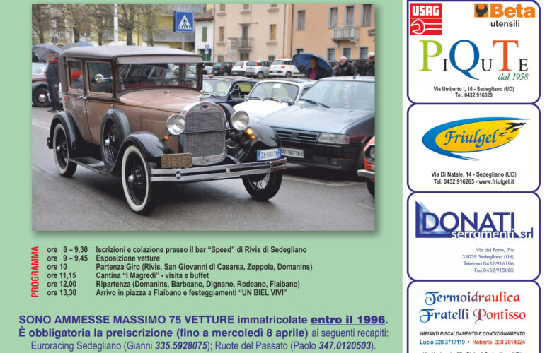 Sabato 11 Aprile raduno di primavera