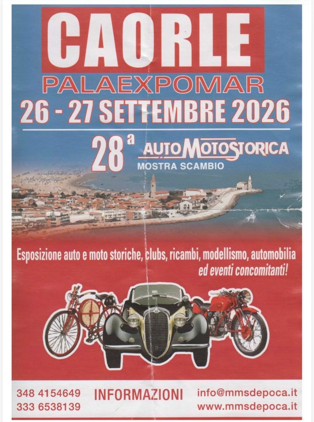 28 automotostorica Caorle 2026