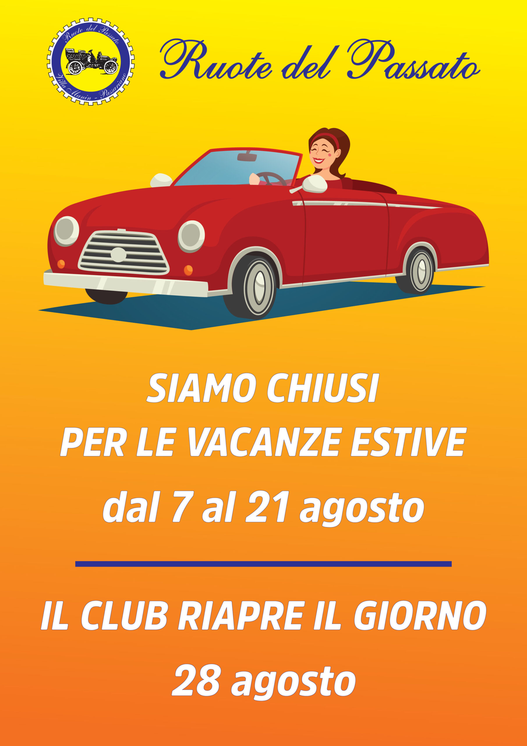 FERIE D’AGOSTO 2025
