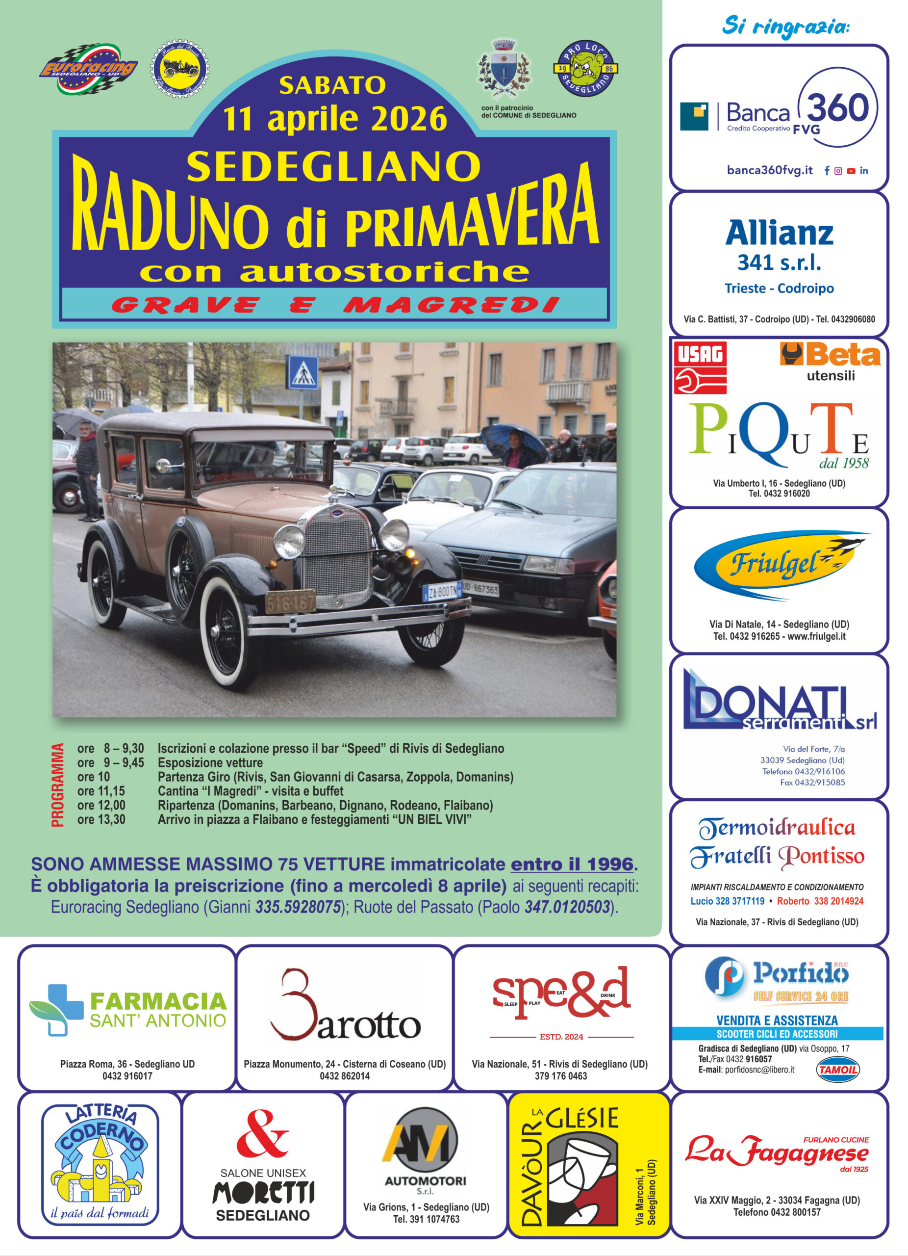Sabato 11 Aprile raduno di primavera
