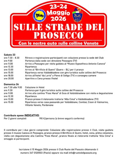 SULLE STRADE DEL PROSECCO