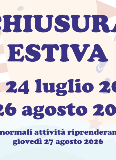 Chiusura estiva