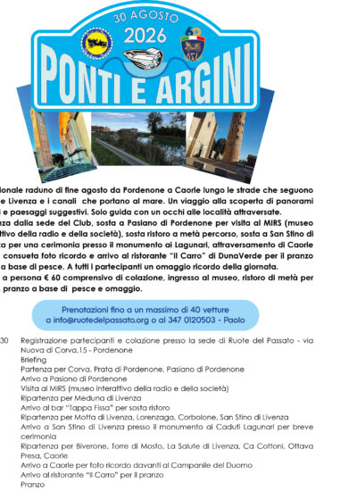 Ponti e Argini 2026