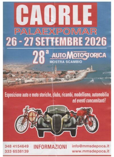 28 automotostorica Caorle 2026